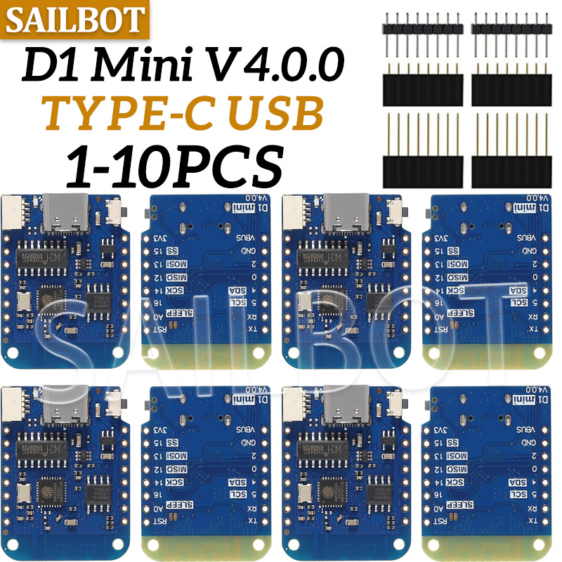 1-10PCS WeMos D1 Mini ESP8266  - Esp8266 Nodemcu Board ulasan dan harga