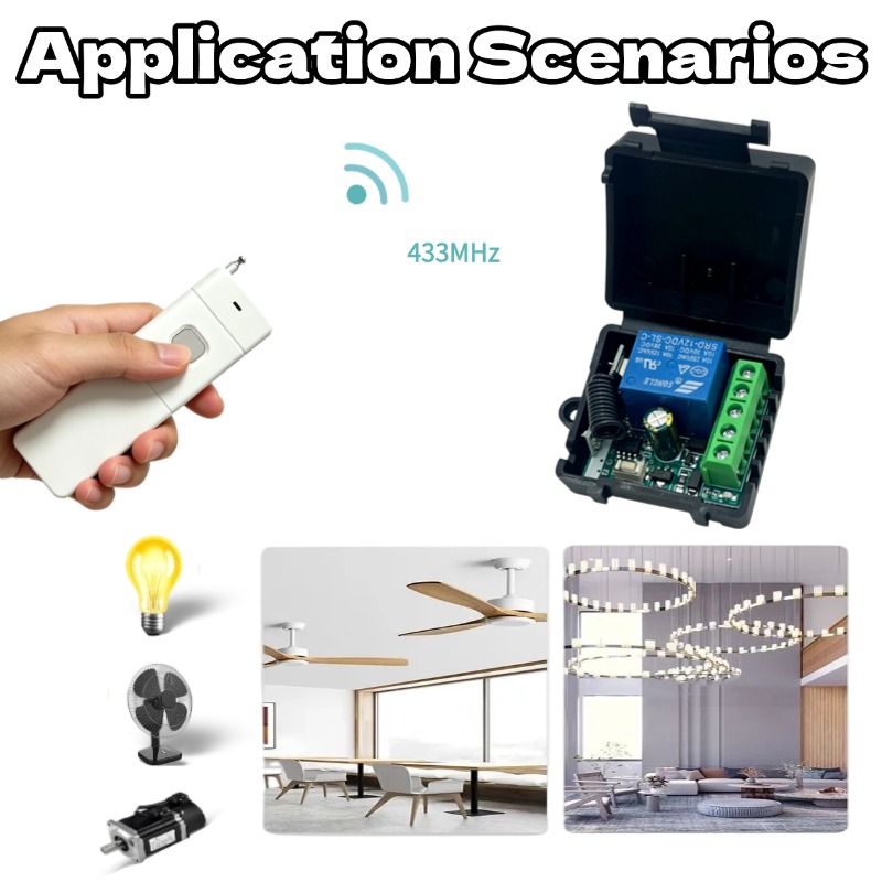 433Mhz DC 12V 6V-30V 1CH Unive - 433Mhz Receiver Module ulasan dan harga